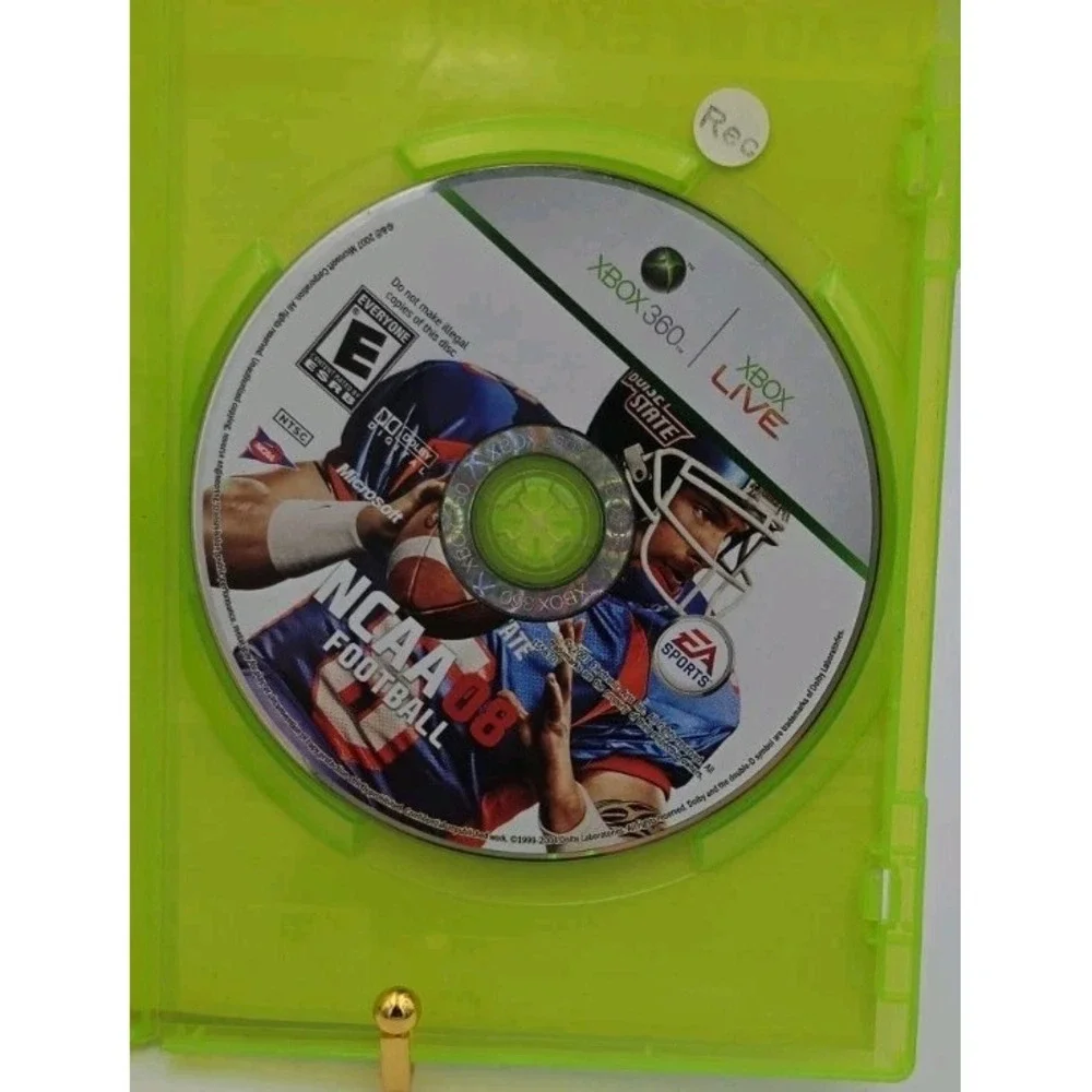 NCAA Football 08 Microsoft Xbox 360 EA Sports 2008 Video Game E Rated